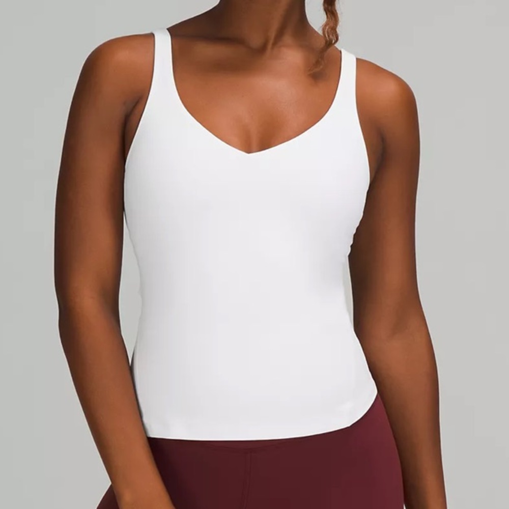 Lululemon Athletica White Tank Top